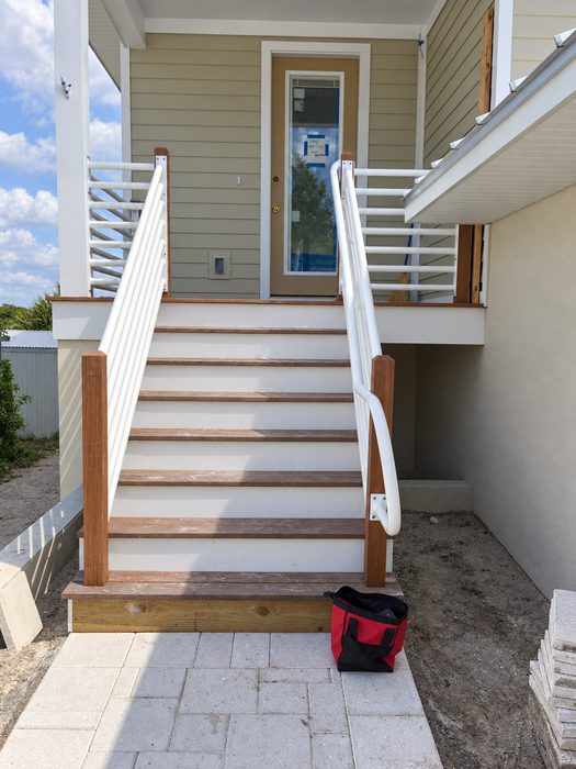 Aluminum stair railings