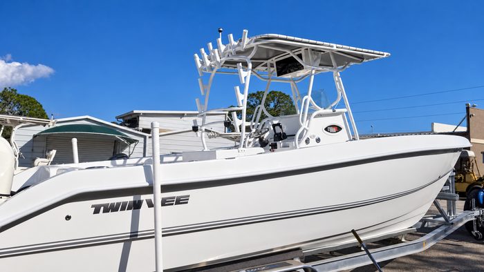T-top on a Twin Vee catamaran