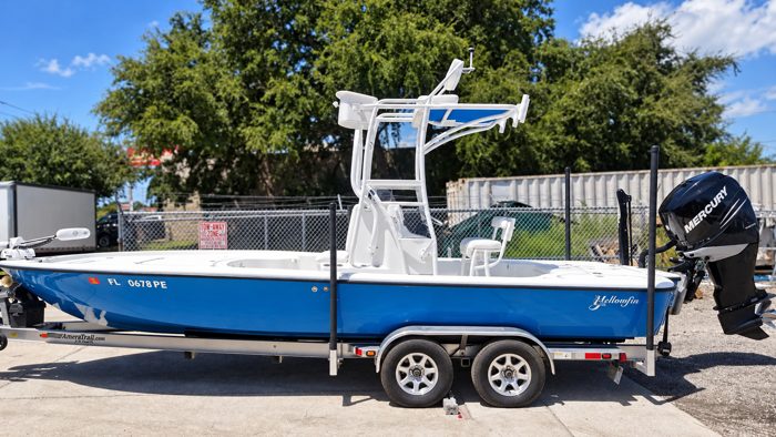 T-top on a Yellowfin